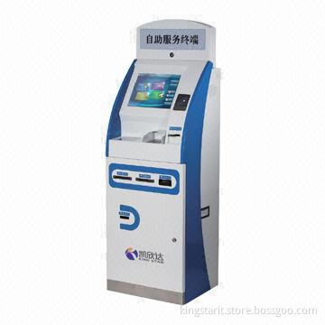 Multifunction 3G UPS Kiosk with POS, Bill Validator, RFID, Barcode, Bank Card, Customization